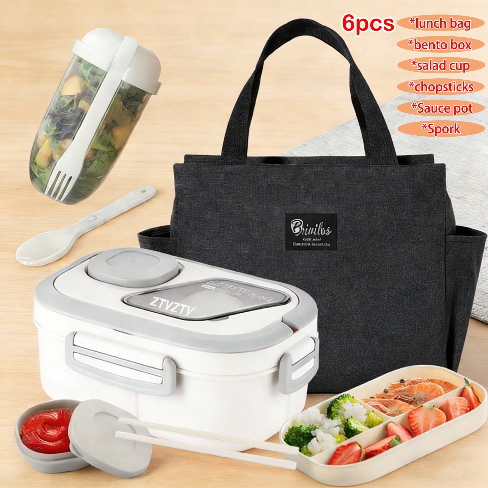 Food Storage Organization - ZTVZTV Lunchbox/Leak-Proof Lunchbox Set Only. Lunchboxes