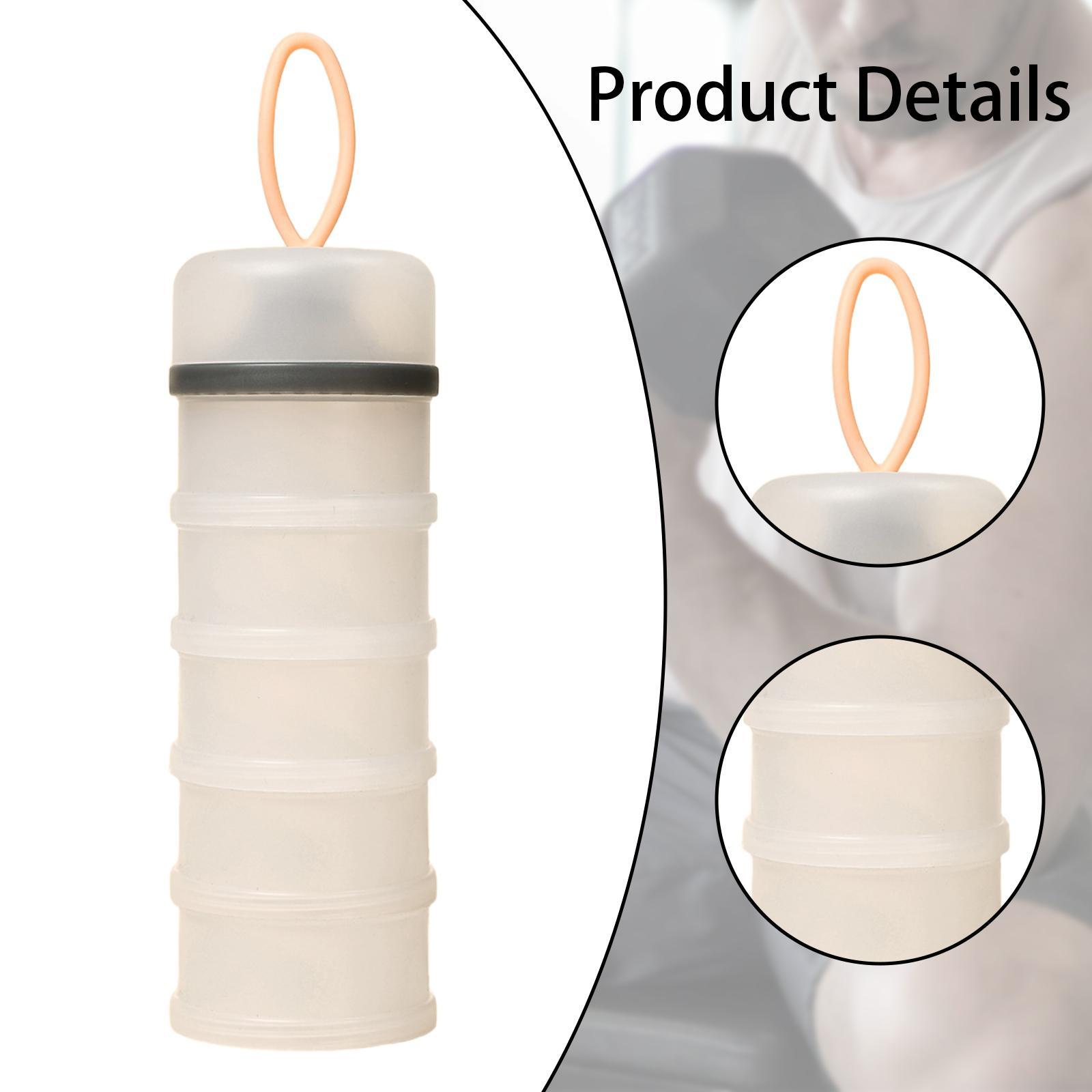 Food Storage Dispenser - Protein Containers Portable Formula Dispenser Stackable