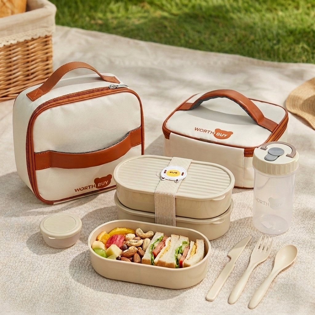 Food Storage Oven Safe - 2Pcs/Set Reusable Plastic Lunch Box For