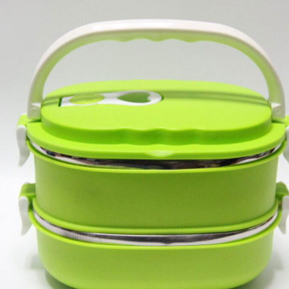 Food Storage Hot Box - 1Pcs Thickened Stainless Steel Double Layer