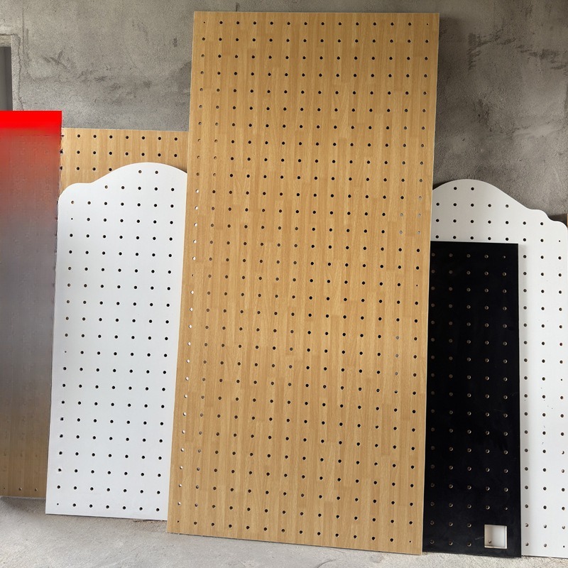 Food Storage Boxes - Custom Solid Wood Pegboard Storage Rack