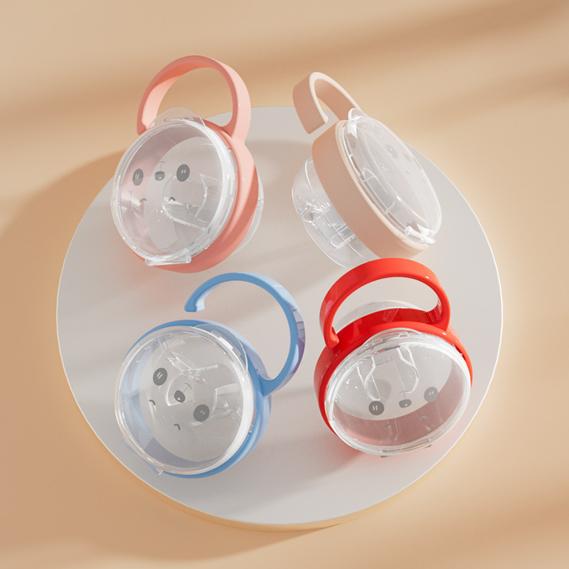 Food Storage Containers B&M - New Baby Pacifier Clear Dustproof Case,