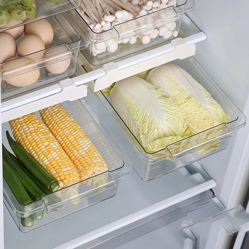 Hanging Pull Out Fridge Drawer - огляд і ціна Food Storage Organization
