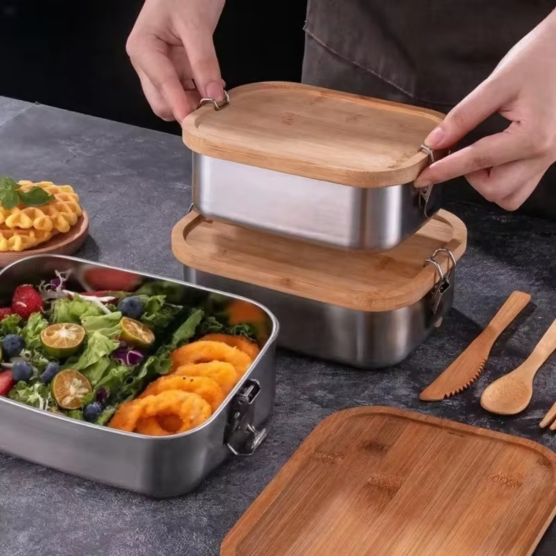 Durable 304 Stainless Steel Lu - огляд і ціна Food Storage Lunch Box