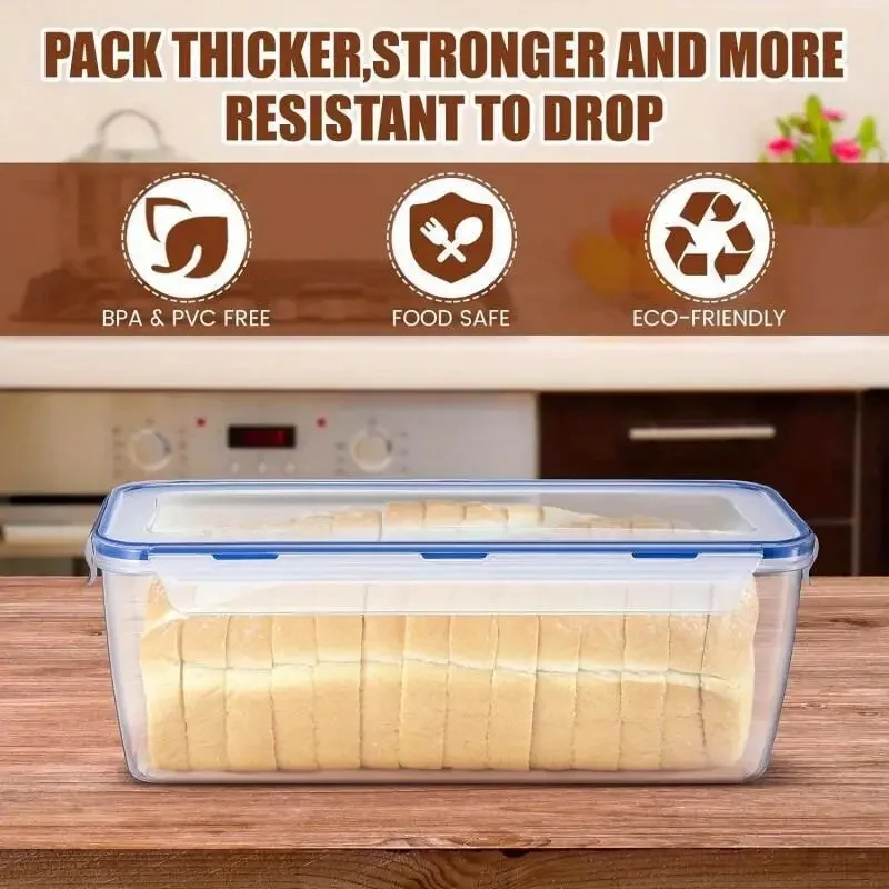 Plastic Bread Storage Box Airt - огляд і ціна Food Storage Containers B&M