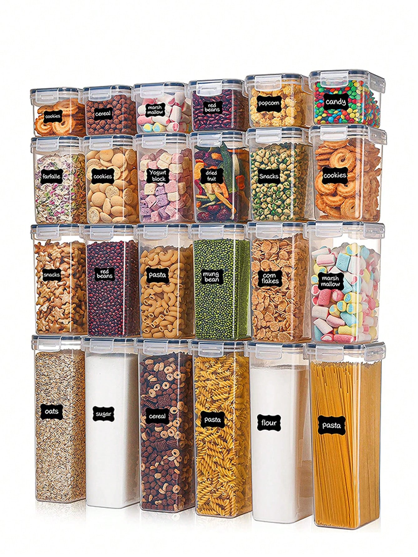 48pcs Airtight Food Storage Co - огляд і ціна Food Storage Organization