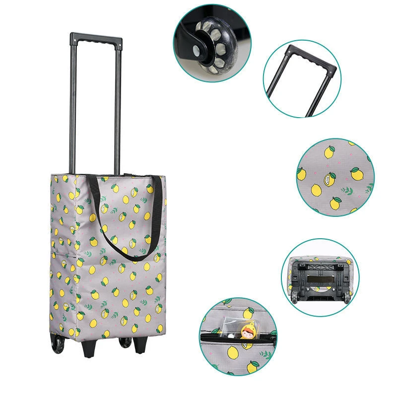 Folding Shopping Bag Women's B - огляд і ціна Food Storage On Wheels