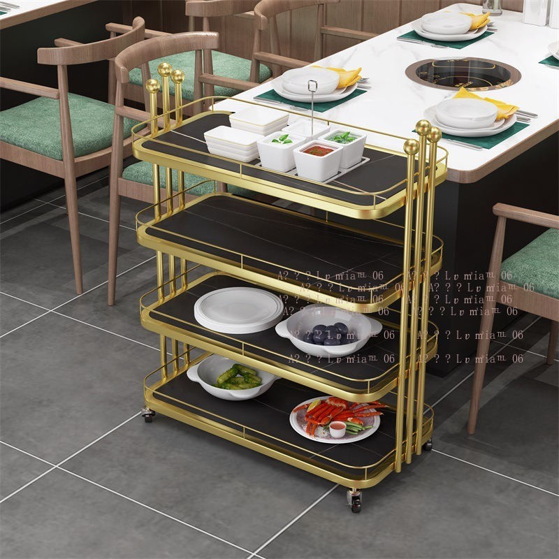 Restaurant Food Rack Tableware - огляд і ціна Food Storage On Wheels