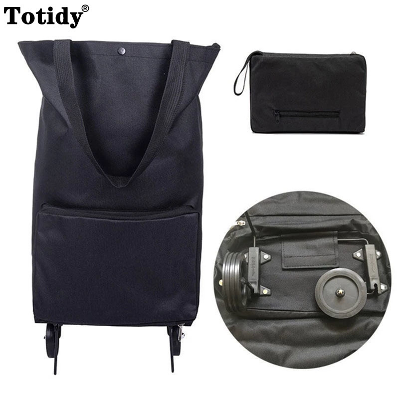 New Folding Shopping Bag On Wh - огляд і ціна Food Storage On Wheels