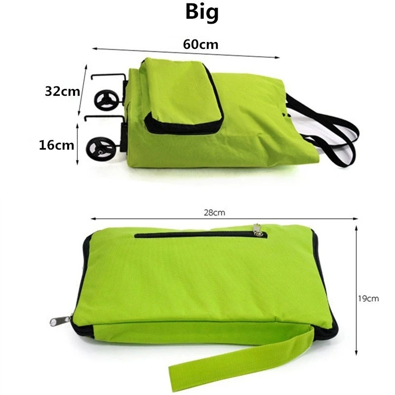 New Folding Shopping Bag On Wh - огляд і ціна Food Storage On Wheels