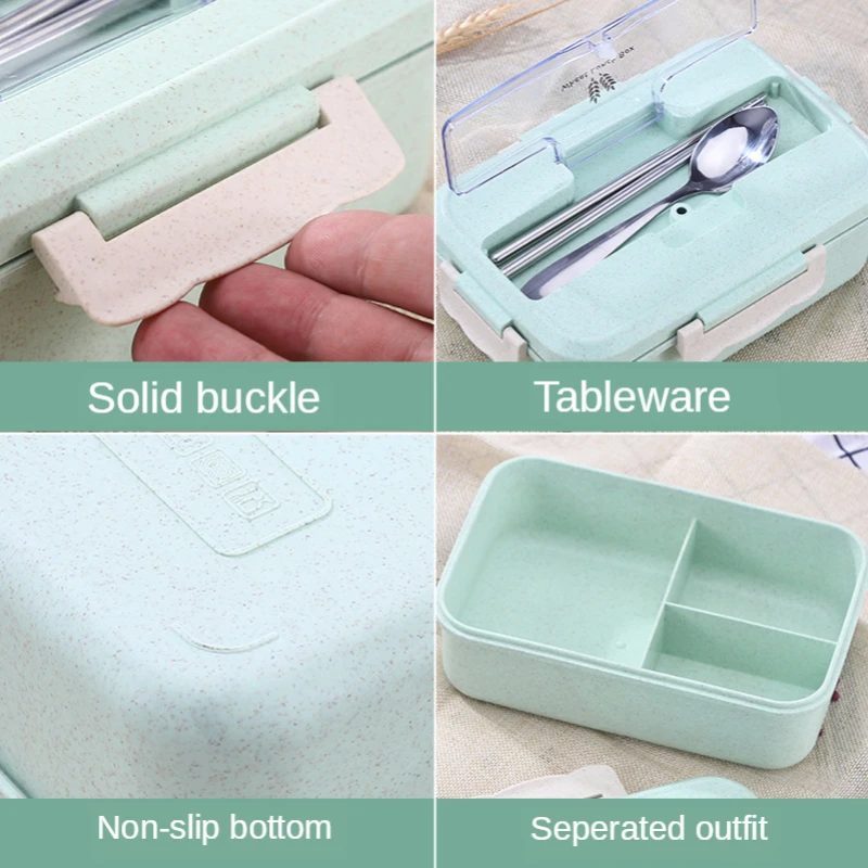 Microwave Lunch Box Wheat Stra - огляд і ціна Food Storage Containers B&M