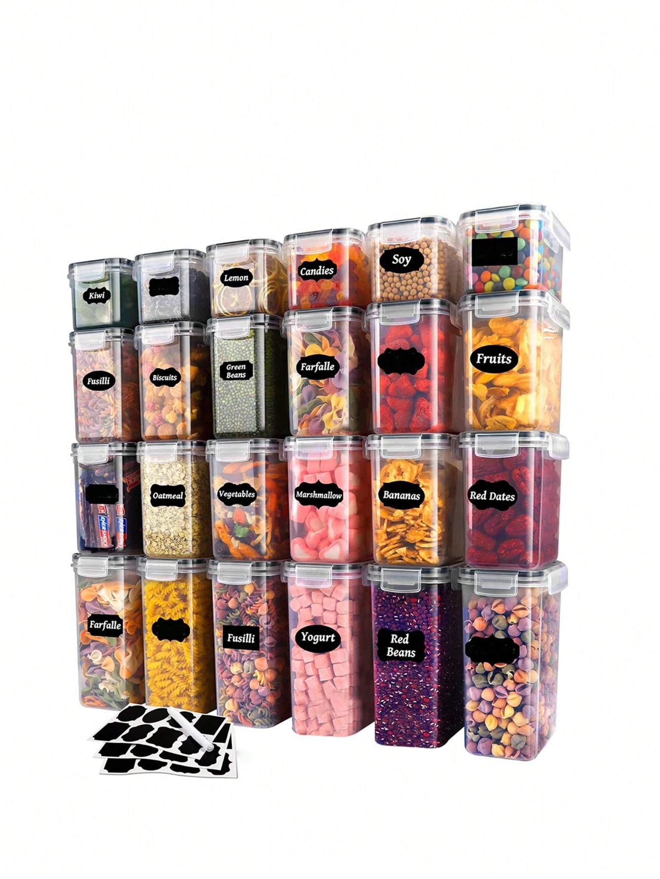 48pcs Sealed Food Storage Cont - огляд і ціна Food Storage Lunch Box