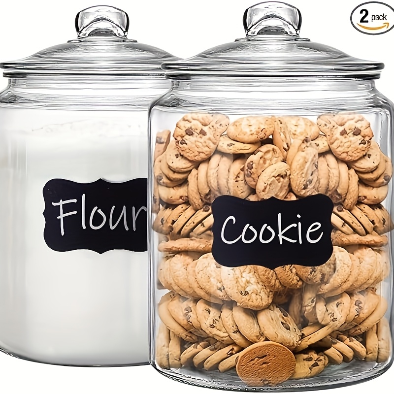 2pcs Glass Pantry Jar with Cla - огляд і ціна Food Storage Tank