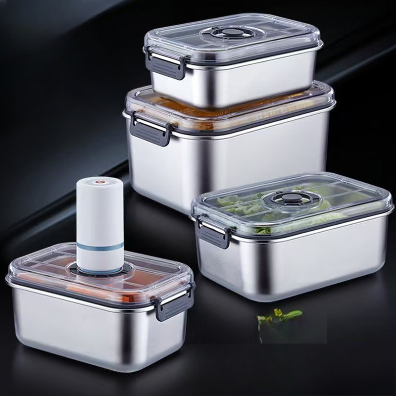 Stainless Steel Vacuum Food Co - огляд і ціна Food Storage System