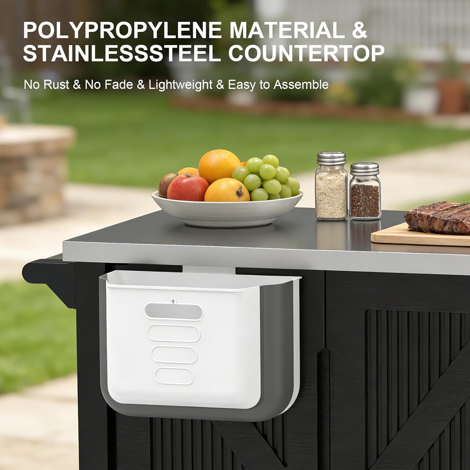 Outdoor Grill Cart With Storag - огляд і ціна Food Storage On Wheels