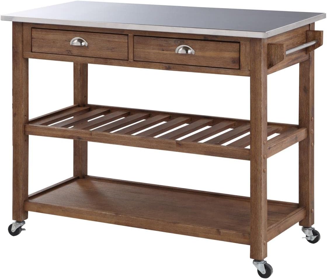 Rolling Kitchen Island Cart On - огляд і ціна Food Storage On Wheels