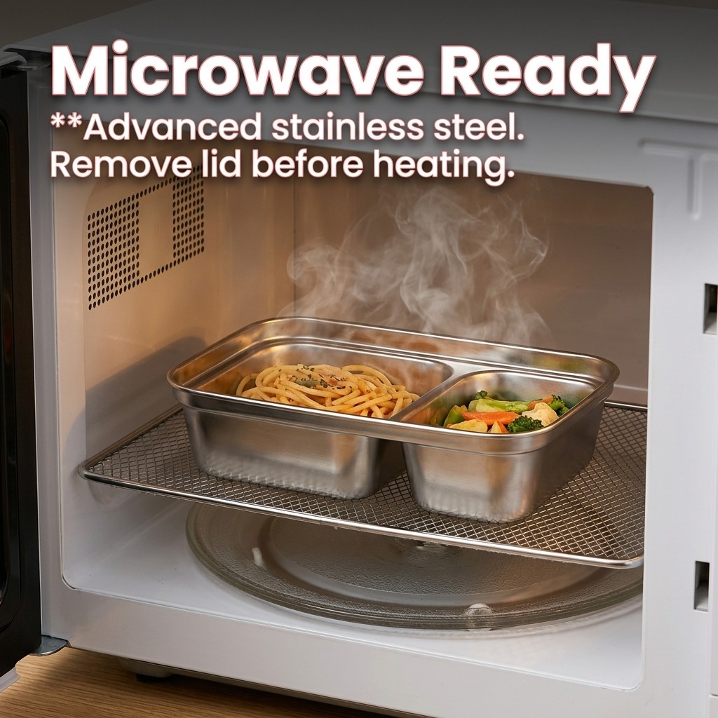 Microwave Safe 304 Stainless S - огляд і ціна Food Storage Oven Safe