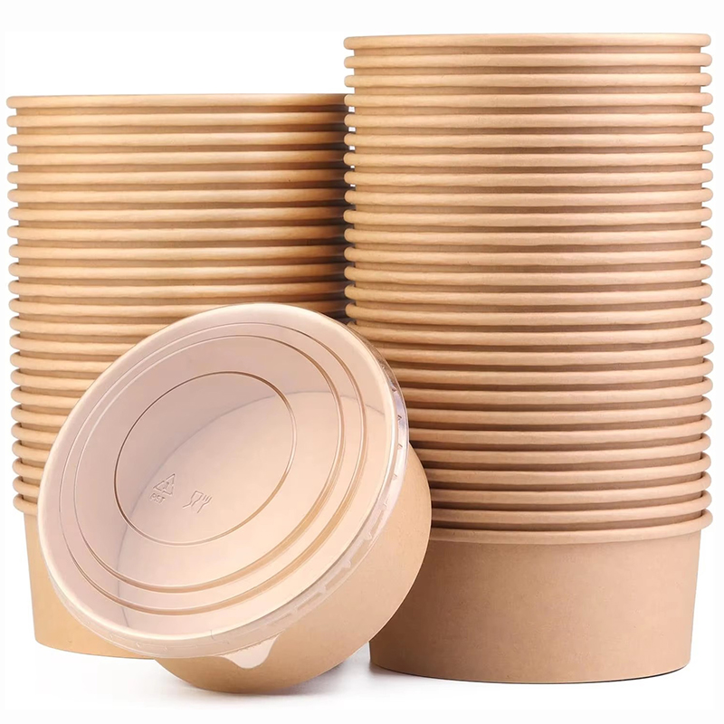 15pcs Kraft Paper Bowls, Fruit - огляд і ціна Food Storage Hot Box