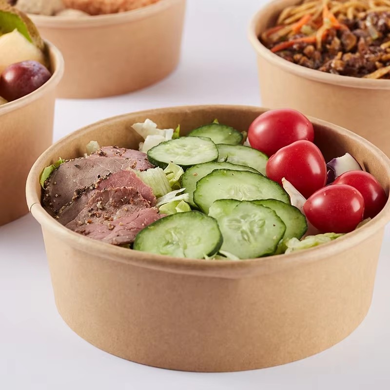 15pcs Kraft Paper Bowls, Fruit - огляд і ціна Food Storage Hot Box