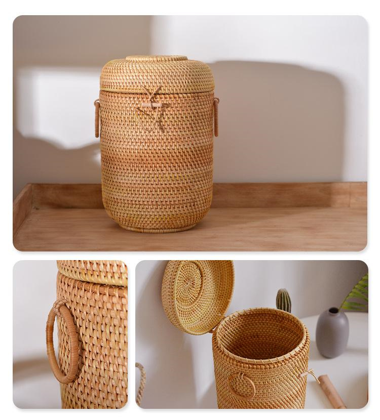 Handwoven Rattan Tea Storage B - огляд і ціна Food Storage Containers B&M