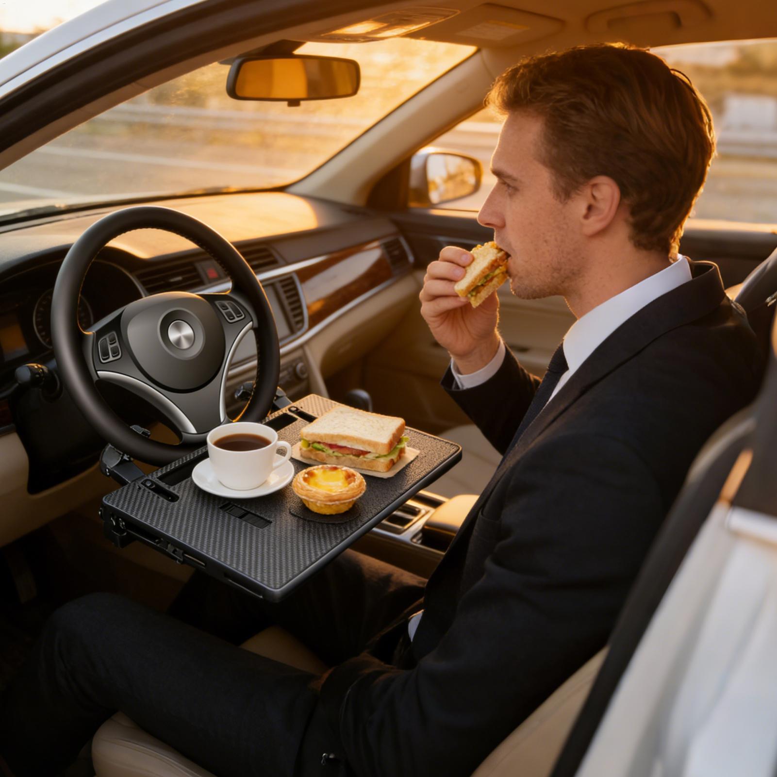 Steering Wheel Tray Table Mult - огляд і ціна Food Storage On Wheels