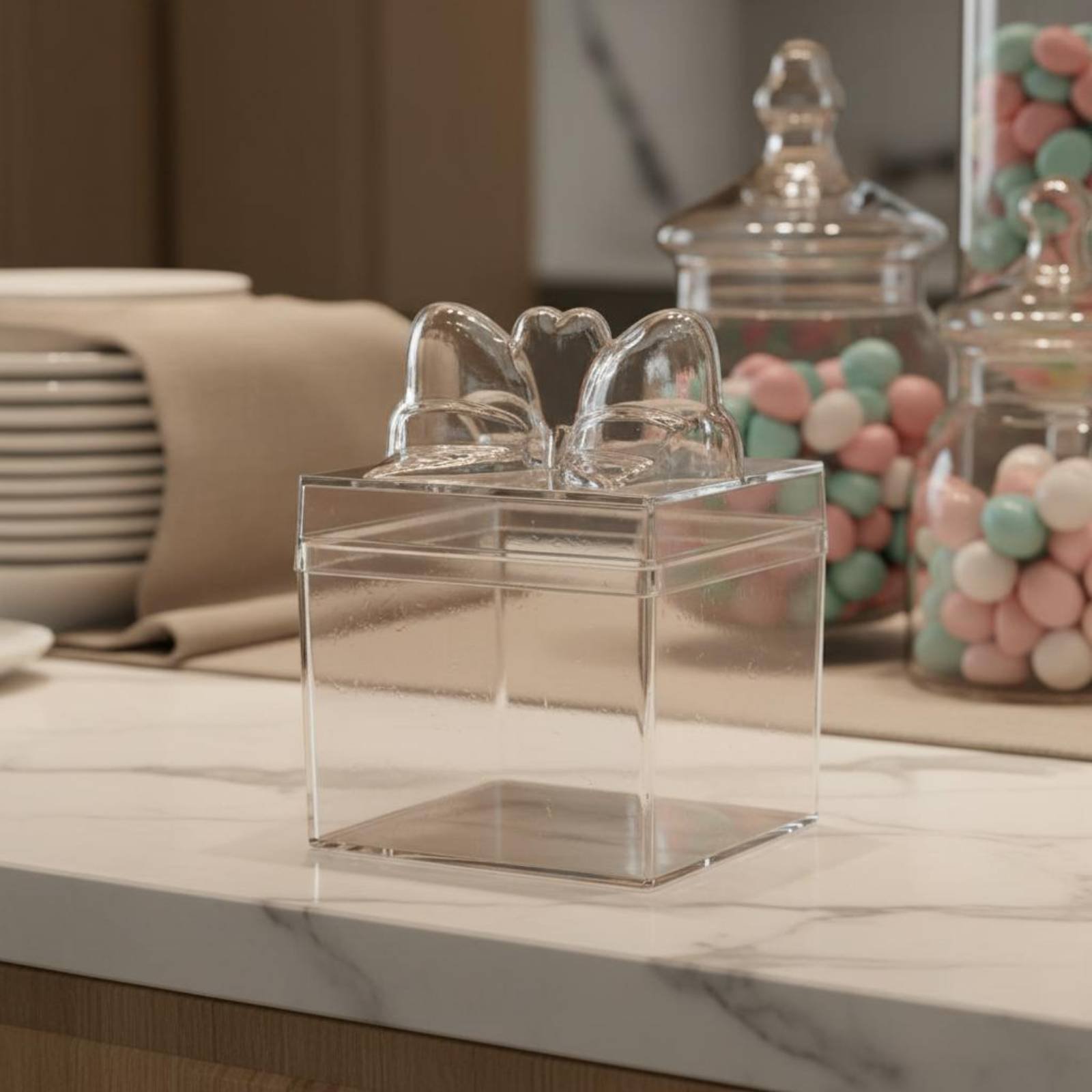 Clear Plastic Candy Box with R - огляд і ціна Food Storage Boxes