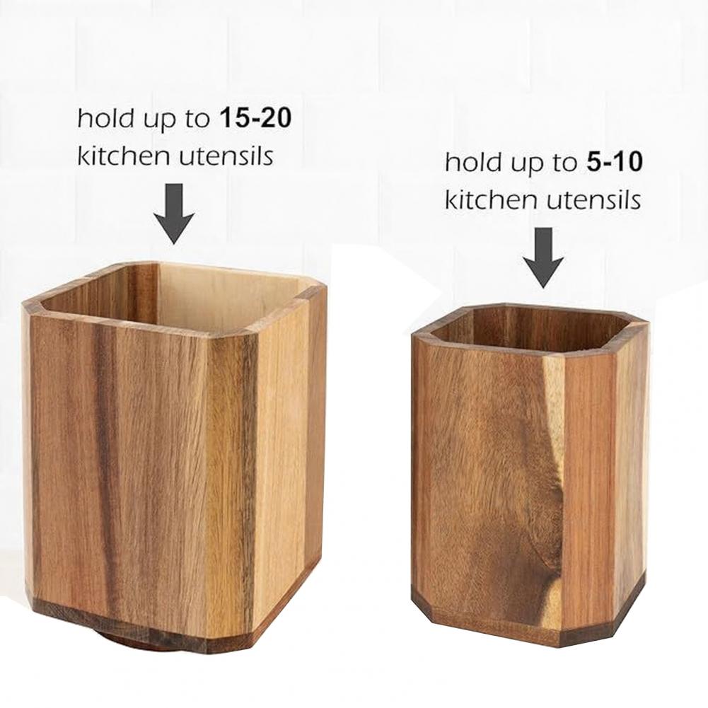 Kitchen Utensil Organizer Wood - огляд і ціна Stackable Pantry Bin