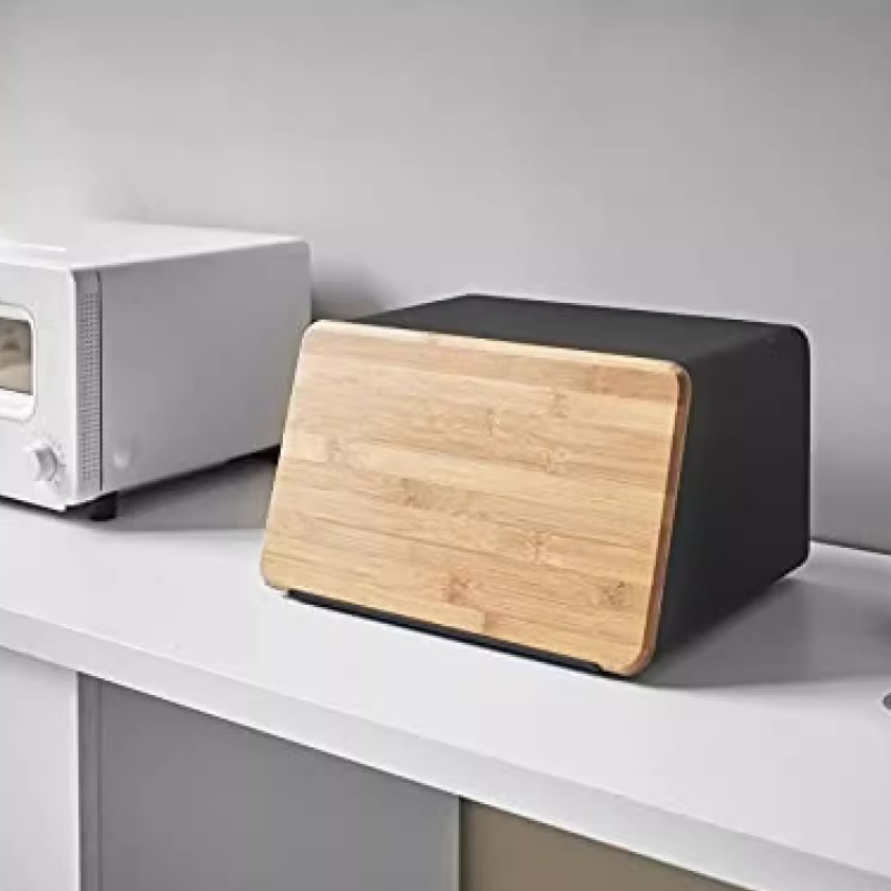 Bamboo Bread Box for Kitchen S - огляд і ціна Food Storage Organization