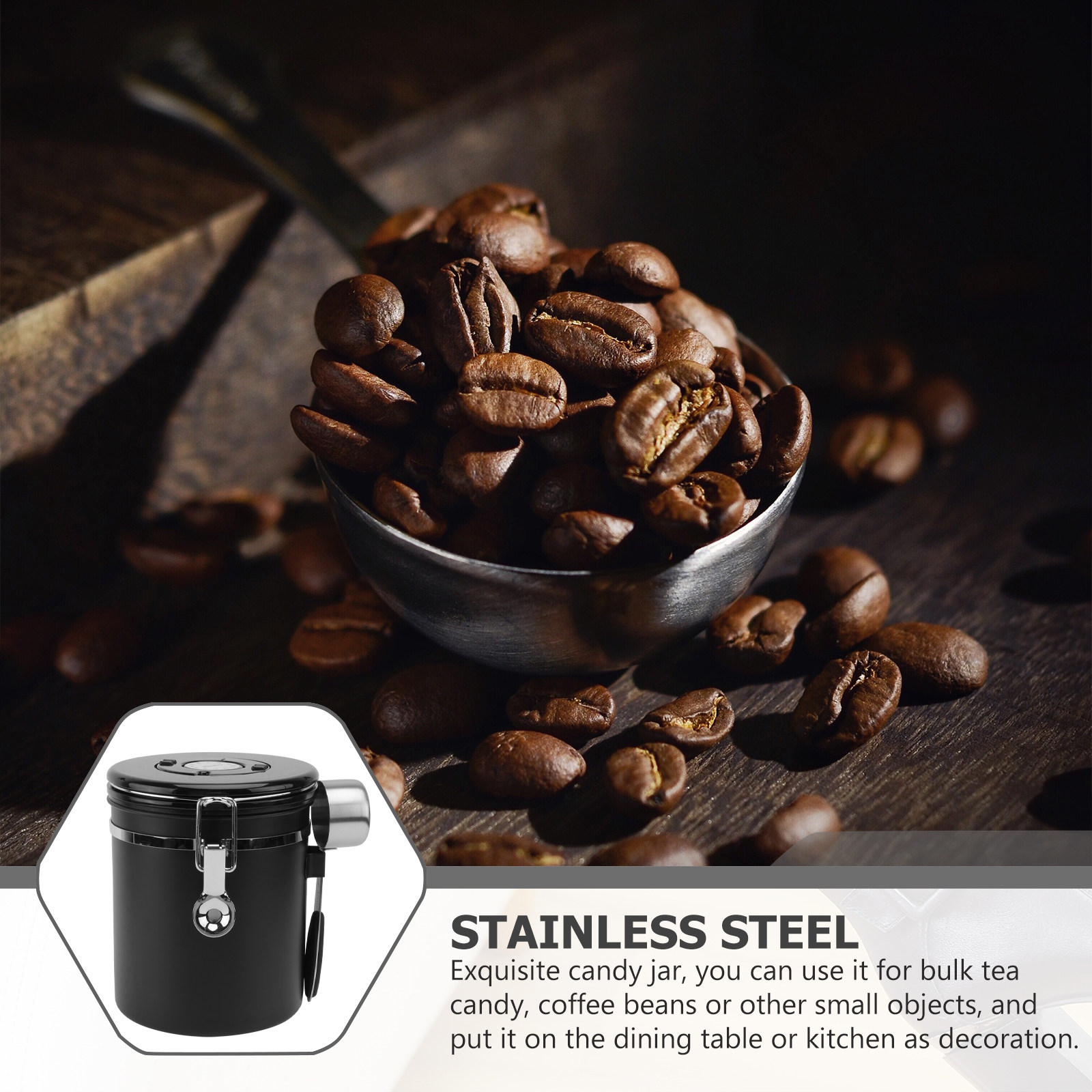 1Pcs Coffee Bean Storage Conta - огляд і ціна Food Storage Tank