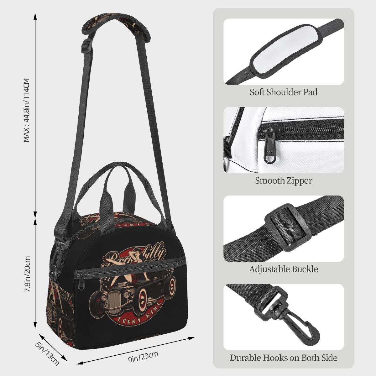 Rockabilly Hot Rod Pin Up Insu - огляд і ціна Food Storage Hot Box