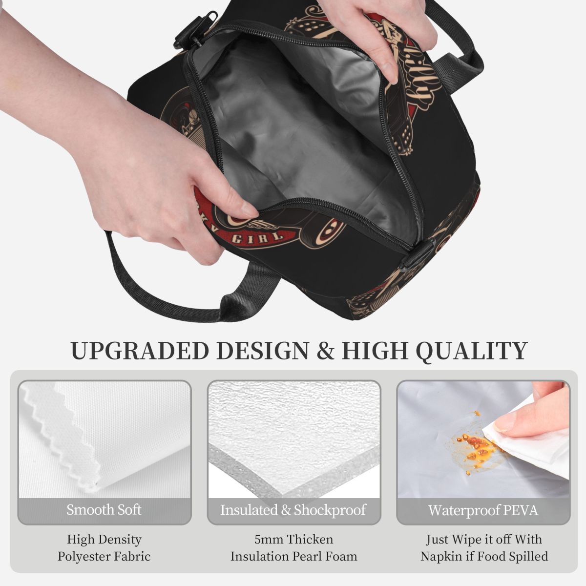 Rockabilly Hot Rod Pin Up Insu - огляд і ціна Food Storage Hot Box