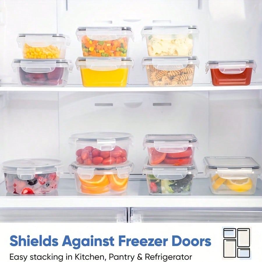 24‑Piece Meal Prep Food Contai - огляд і ціна Food Storage Lunch Box