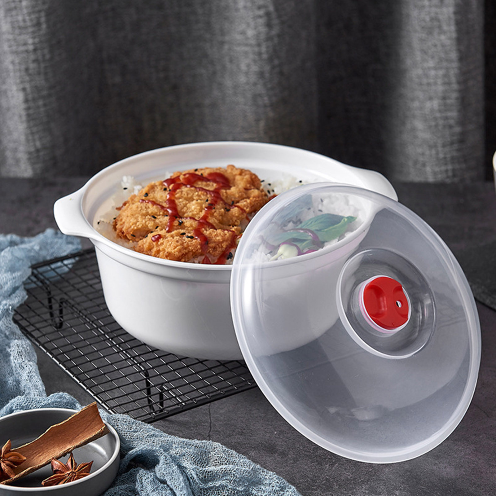 Professional Lunch Box Round F - огляд і ціна Food Storage Lunch Box