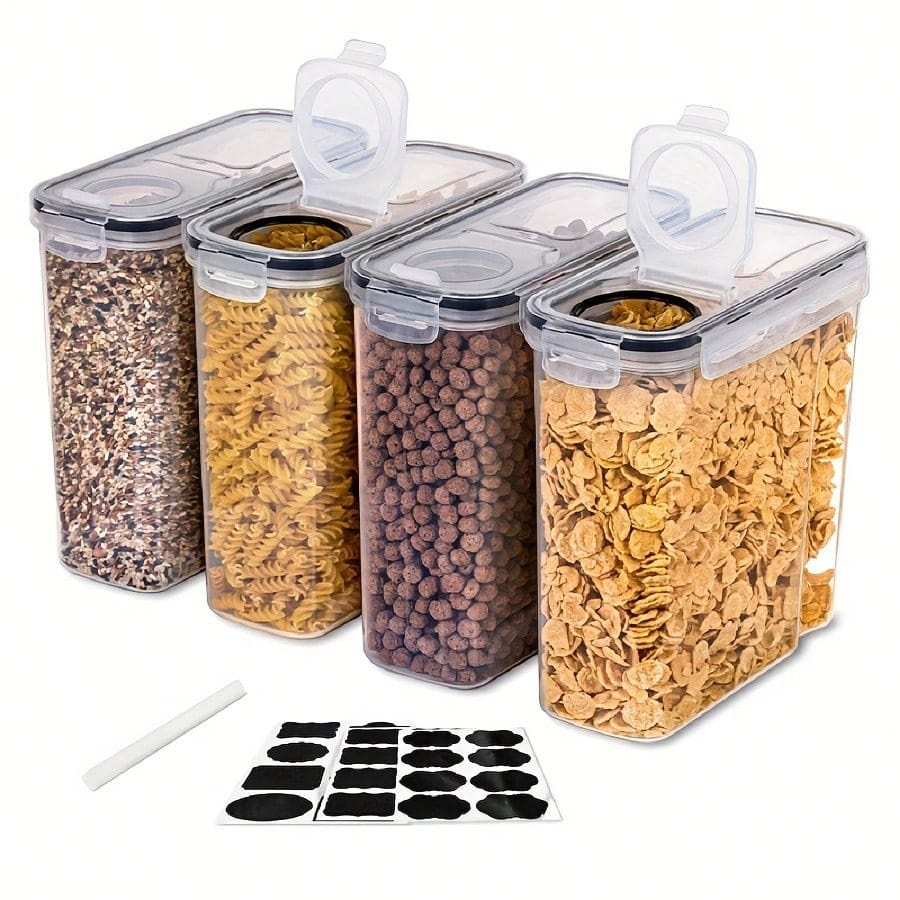 4 Pack Airtight Cereal & Dry F - огляд і ціна Food Storage Tank