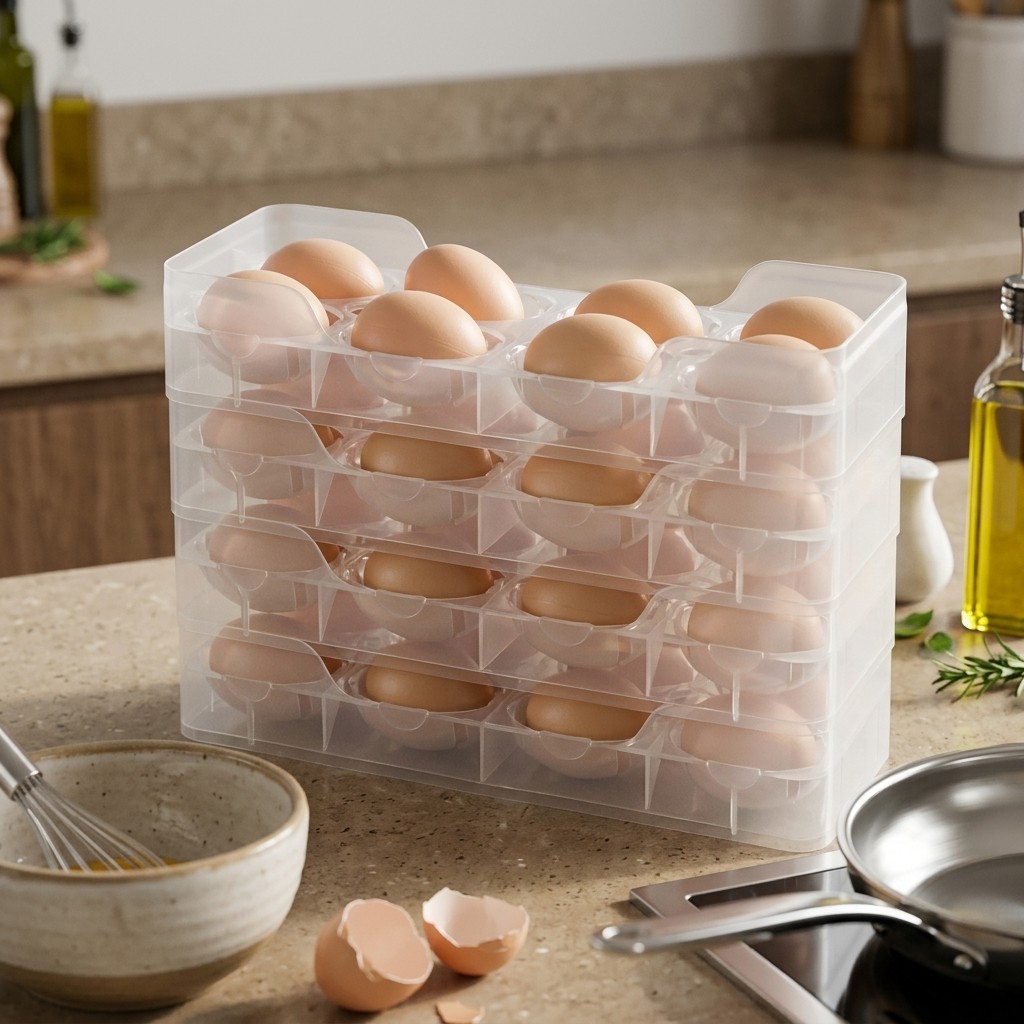 Stackable Egg Holder Fridge Or - огляд і ціна Food Storage Organization
