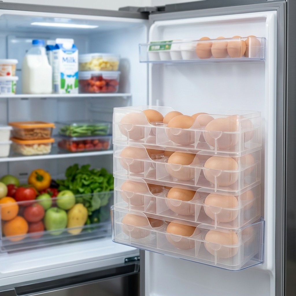 Stackable Egg Holder Fridge Or - огляд і ціна Food Storage Organization