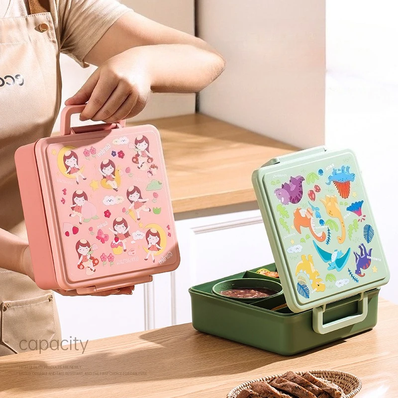 Lunch Box Cartoon Fruit Salad  - огляд і ціна Food Storage Oven Safe