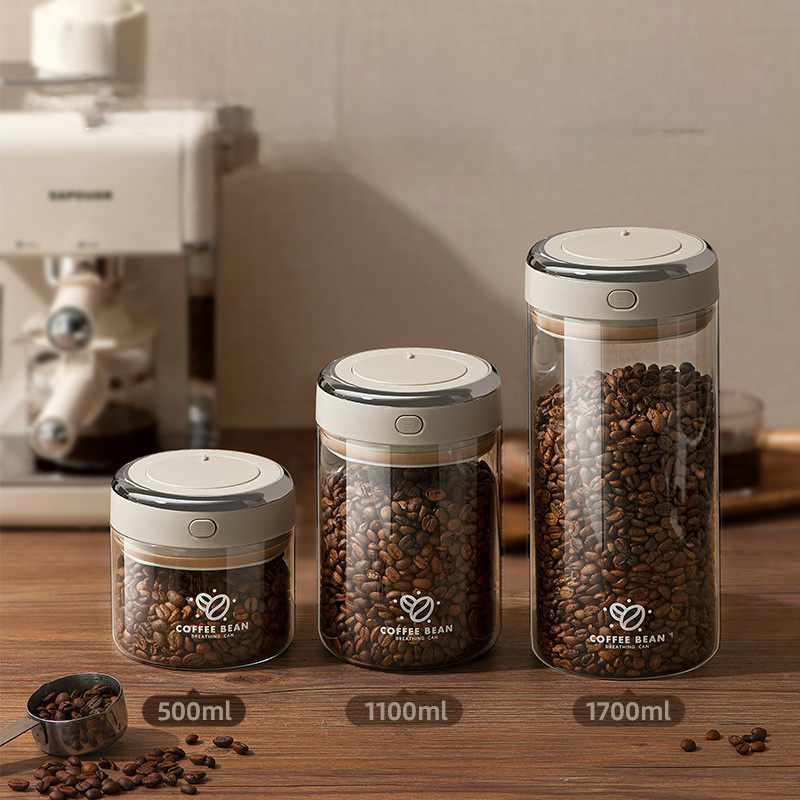 500/1100/1700ml Coffee Beans V - огляд і ціна Food Storage Tank