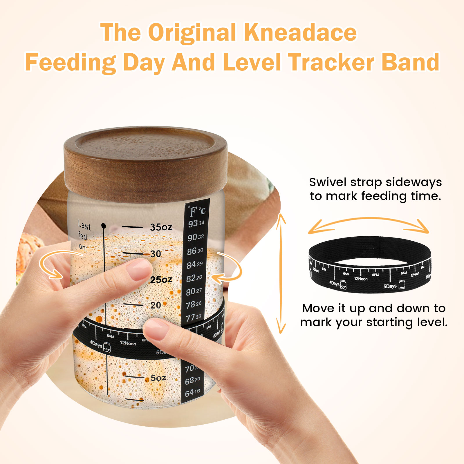 Sourdough Starter Jar Kit 1000 - огляд і ціна Food Storage Tank
