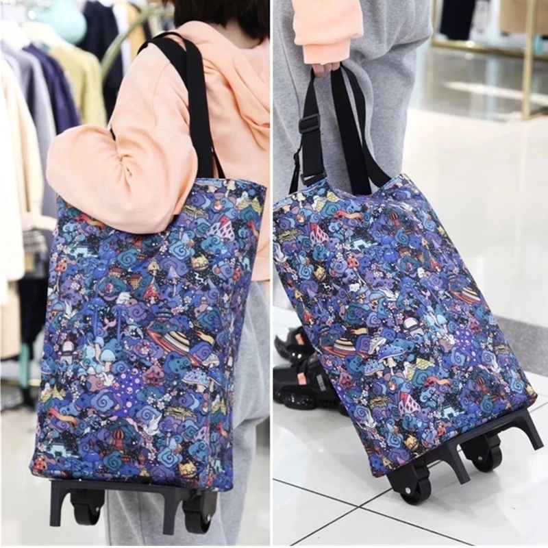 Folding Storage Bag High Capac - огляд і ціна Food Storage On Wheels