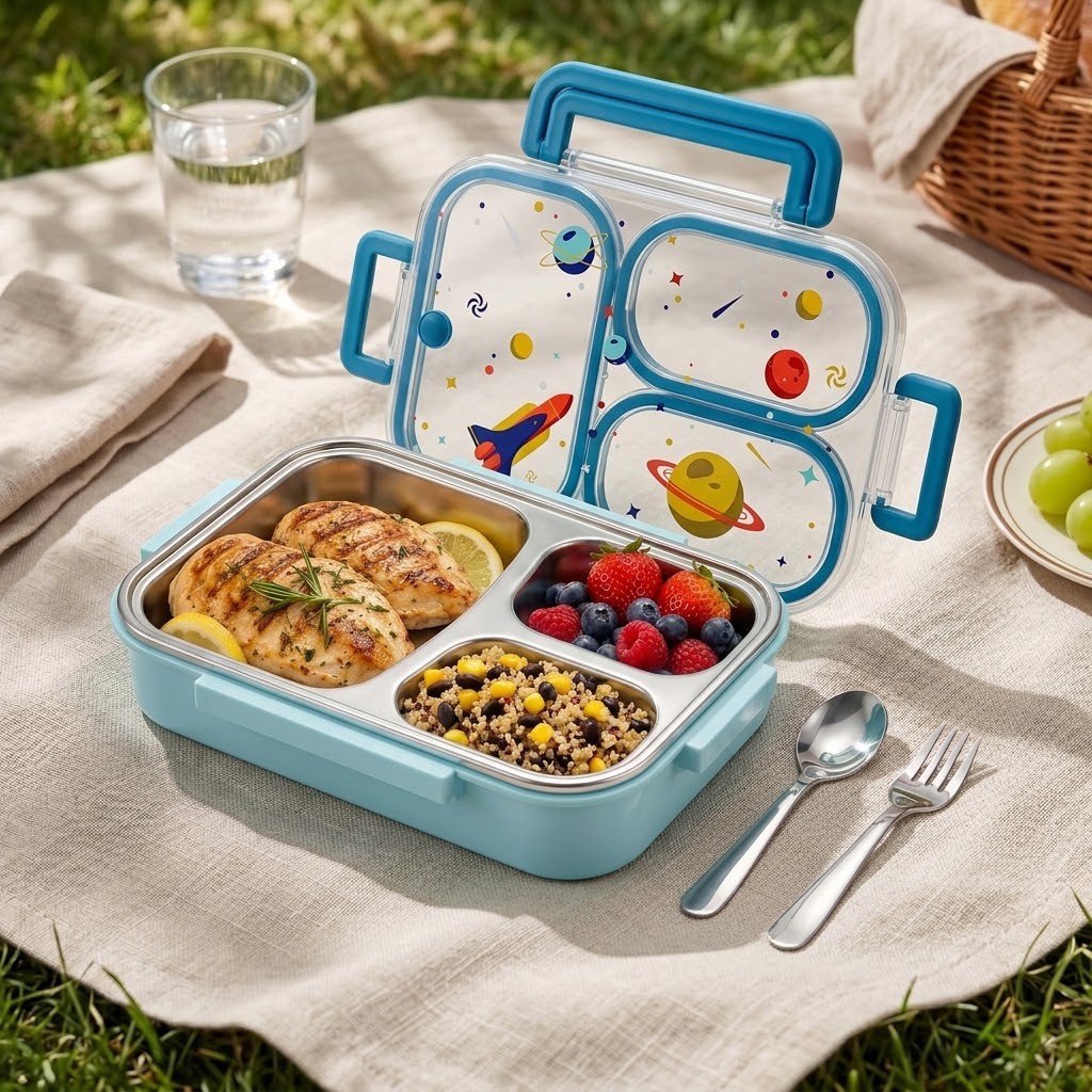900ML Cute 304 Stainless Steel - огляд і ціна Food Storage Oven Safe