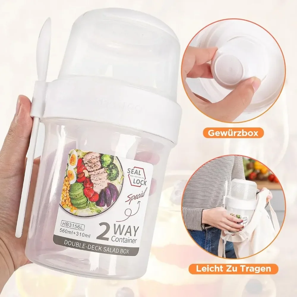 Salad Cup Breakfast Cups Porta - огляд і ціна Food Storage System