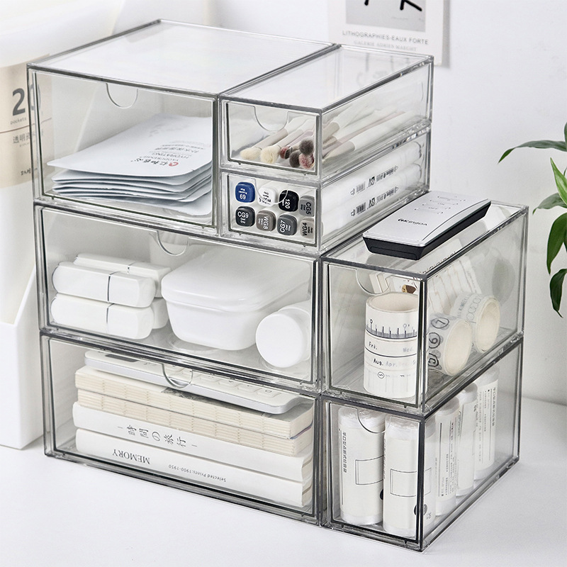 1PCS  Transparent Plastic Draw - огляд і ціна Stackable Pantry Bin