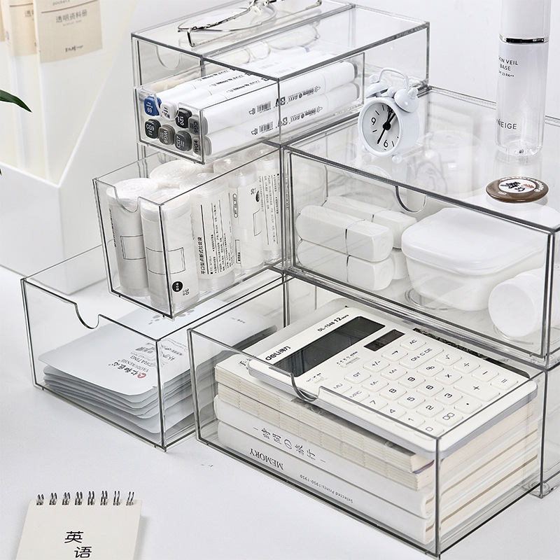 1PCS  Transparent Plastic Draw - огляд і ціна Stackable Pantry Bin