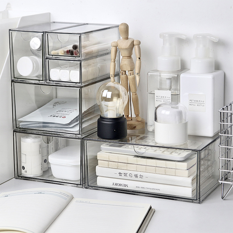 1PCS  Transparent Plastic Draw - огляд і ціна Stackable Pantry Bin