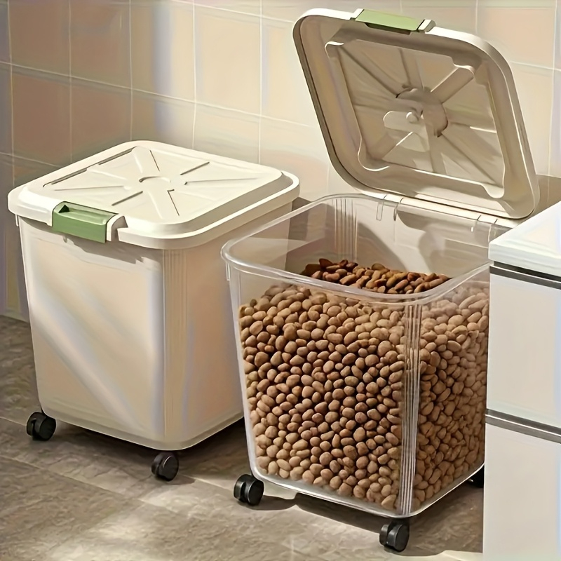 Large-capacity Pet Food Storag - огляд і ціна Food Storage On Wheels