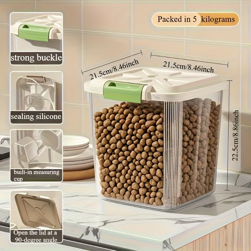 Large-capacity Pet Food Storag - огляд і ціна Food Storage On Wheels