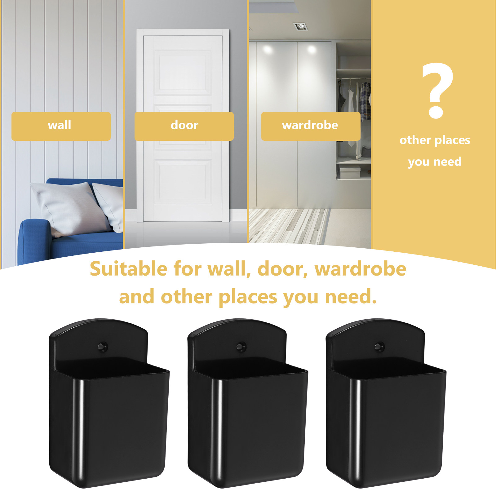 3 Sets Wall Remote Controller  - огляд і ціна Food Storage Boxes