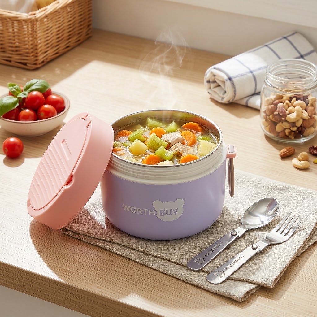 304 Stainless Steel Thermal Lu - огляд і ціна Food Storage Containers B&M