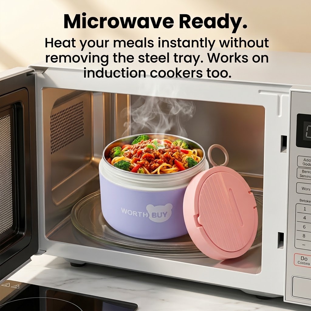304 Stainless Steel Thermal Lu - огляд і ціна Food Storage Containers B&M